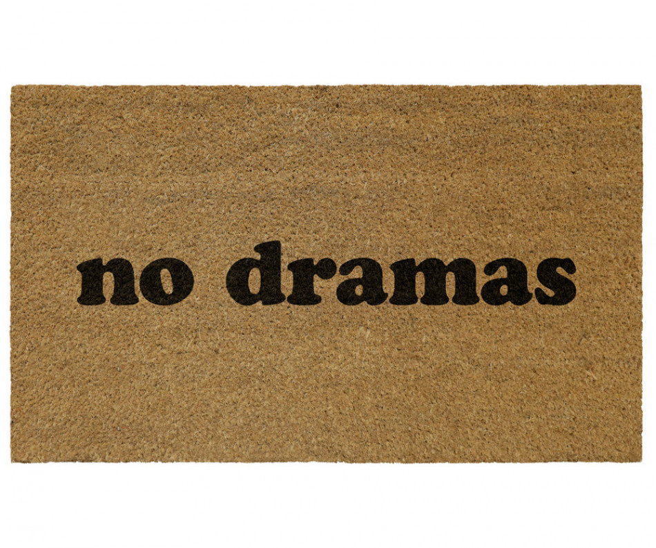 'No Dramas' Aussie Slang Doormat 75x45cm